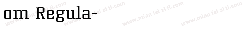 om Regula字体转换